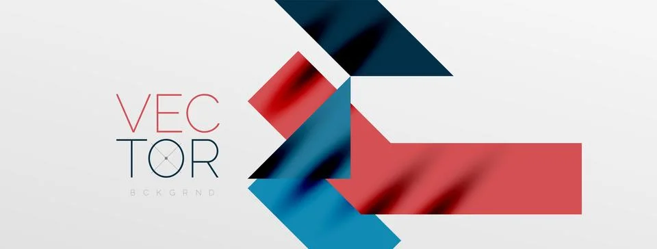 Minimal composition abstract lines and triangles background. Vector Illustration Stock Illustration