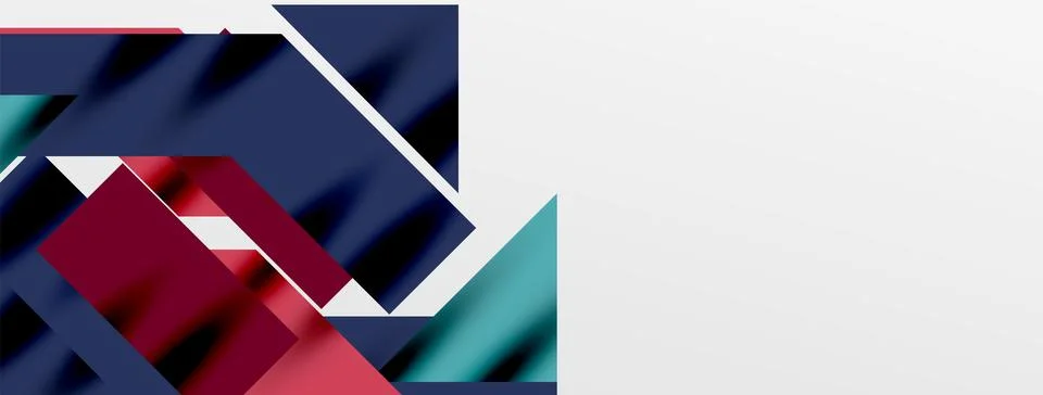 Minimal composition abstract lines and triangles background. Vector Illustration 库存插图
