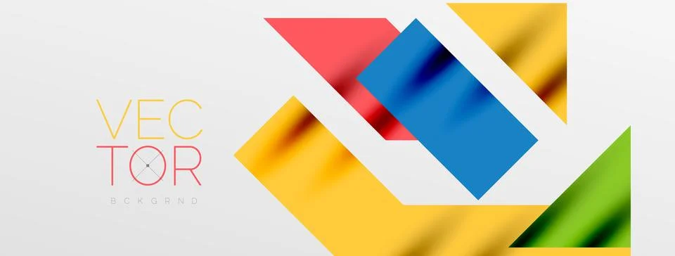 Minimal composition abstract lines and triangles background. Vector Illustration Stock Illustration