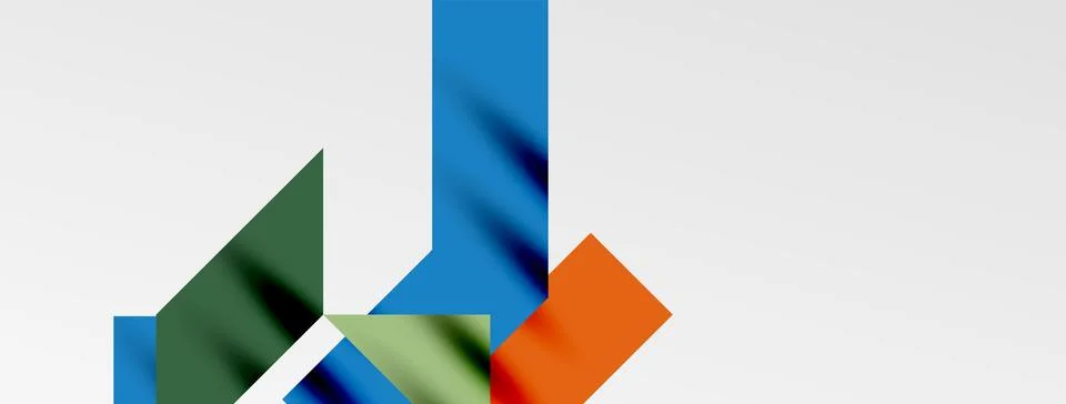 Minimal composition abstract lines and triangles background. Vector Illustration Illustrazione stock