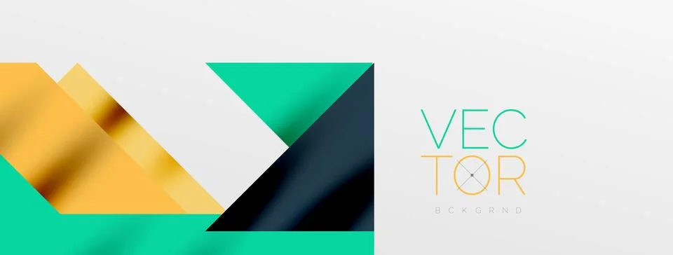 Minimal composition abstract lines and triangles background. Vector Illustration Illustrazione stock