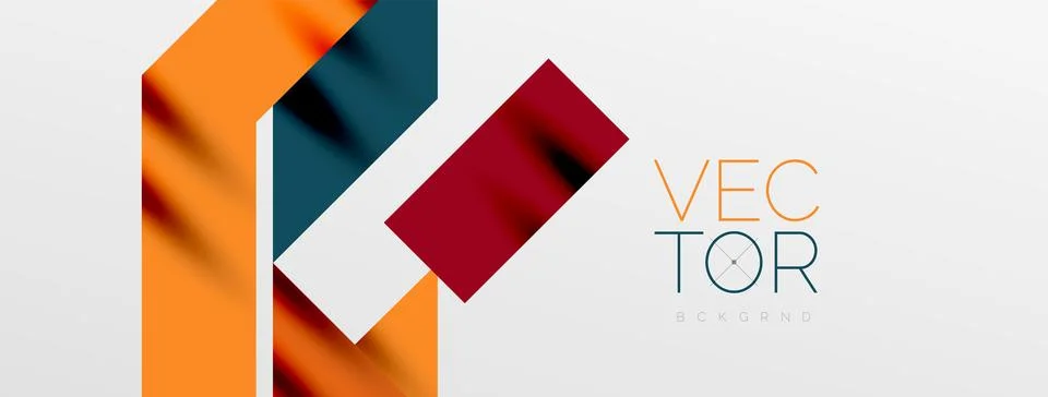 Minimal composition abstract lines and triangles background. Vector Illustration Stock Illustration