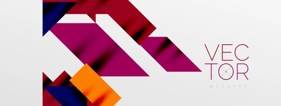Minimal composition abstract lines and triangles background. Vector Illustration Stock Illustration