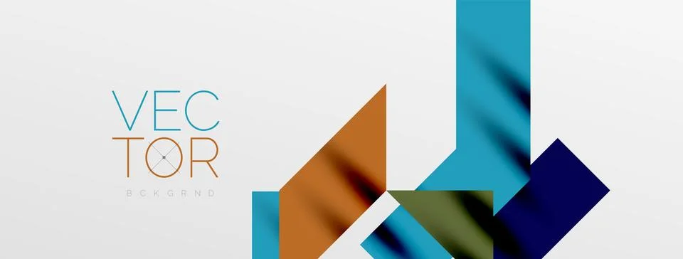Minimal composition abstract lines and triangles background. Vector Illustration Stock Illustration