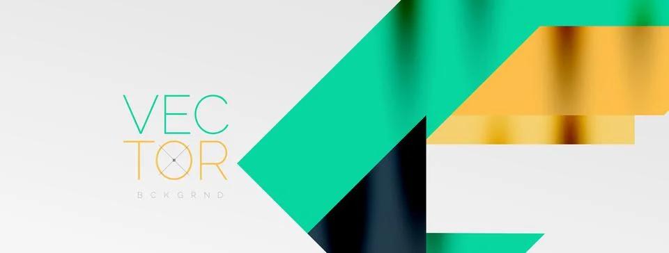 Minimal composition abstract lines and triangles background. Vector Illustration Stock Illustration