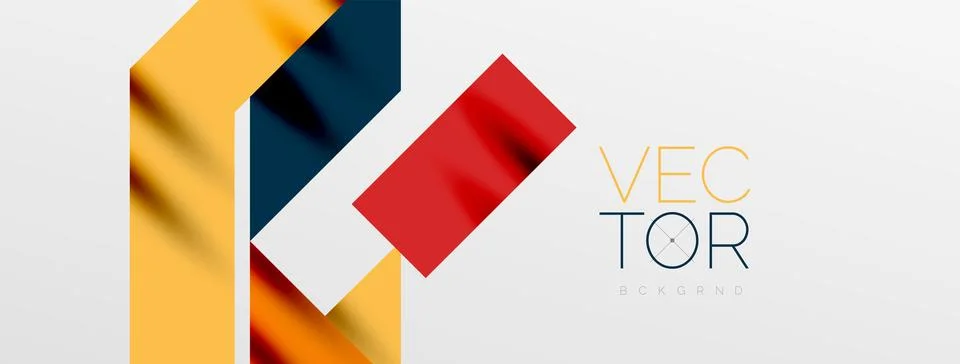 Minimal composition abstract lines and triangles background. Vector Illustration Stock Illustration