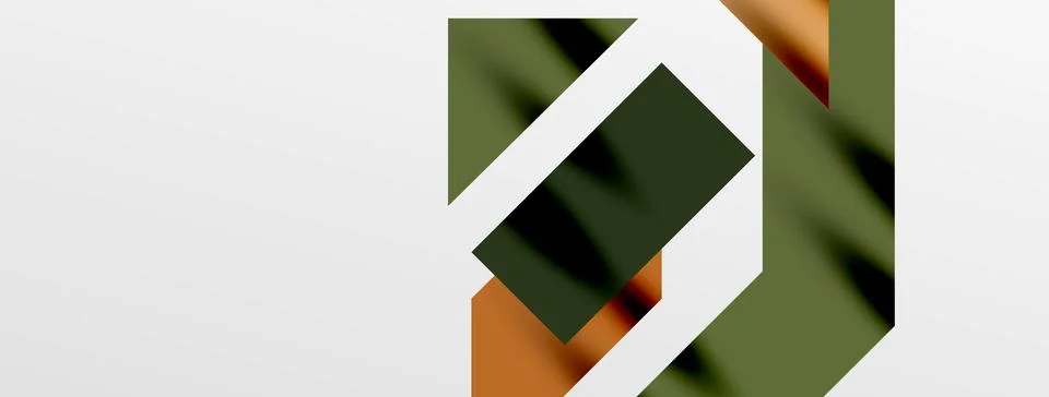 Minimal composition abstract lines and triangles background. Vector Illustration Stock Illustration