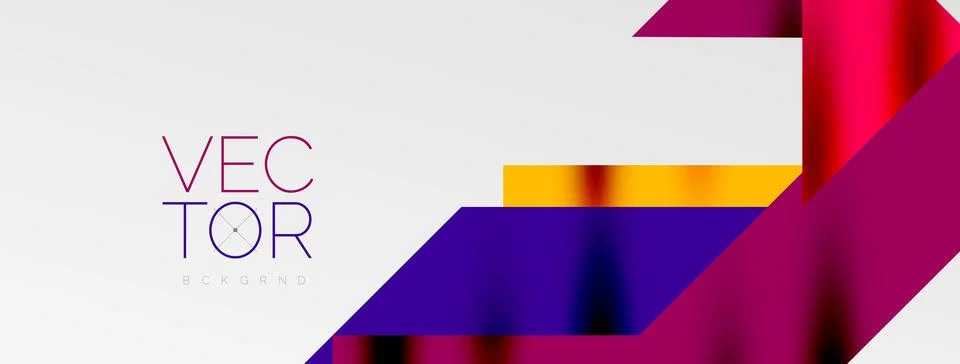 Minimal composition abstract lines and triangles background. Vector Illustration Stock Illustration