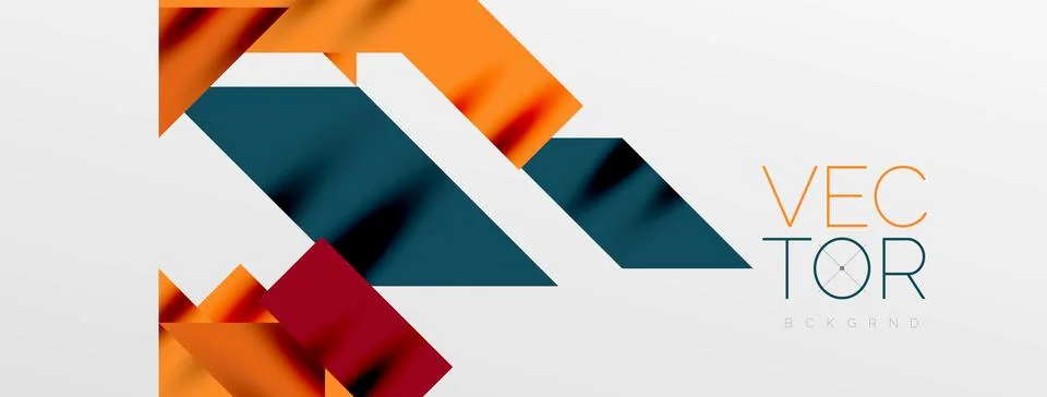 Minimal composition abstract lines and triangles background. Vector Illustration Stock Illustration