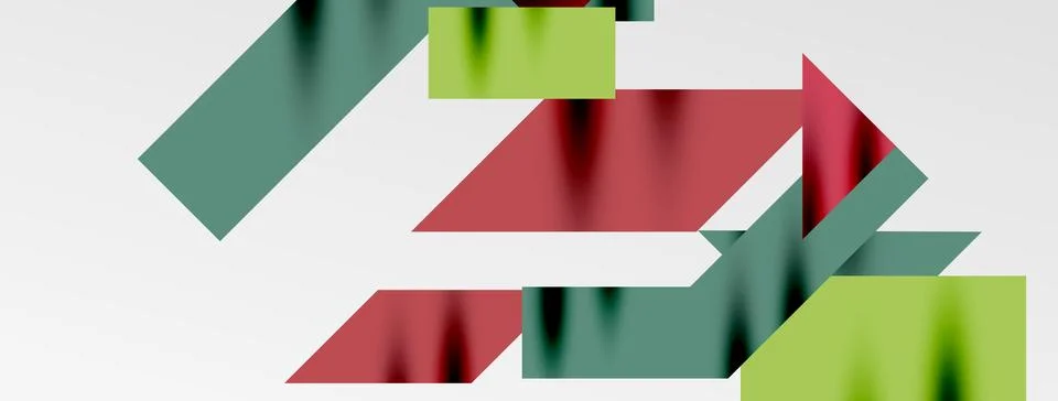 Minimal composition abstract lines and triangles background. Vector Illustration Stock Illustration