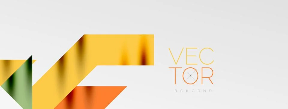 Minimal composition abstract lines and triangles background. Vector Illustration Stock Illustration