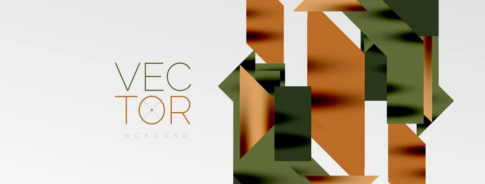 Minimal composition abstract lines and triangles background. Vector Illustration Stock Illustration