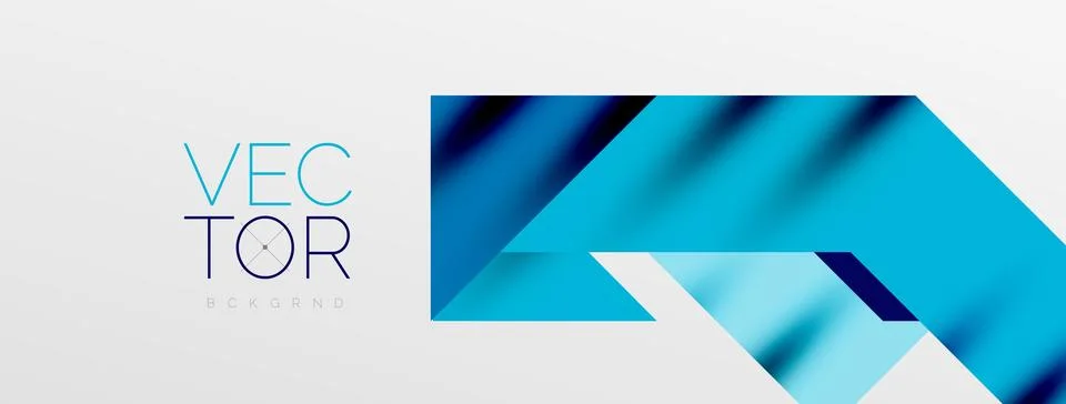 Minimal composition abstract lines and triangles background. Vector Illustration Stock Illustration