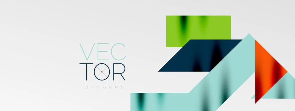 Minimal composition abstract lines and triangles background. Vector Illustration 스톡 일러스트