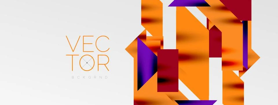 Minimal composition abstract lines and triangles background. Vector Illustration Stockillustratie