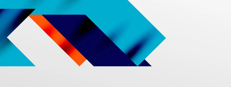 Minimal composition abstract lines and triangles background. Vector Illustration 스톡 일러스트