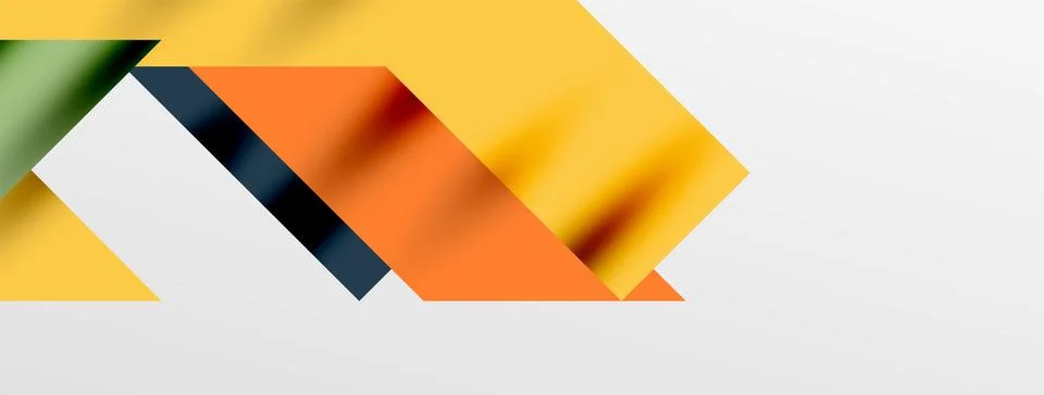 Minimal composition abstract lines and triangles background. Vector Illustration Stock Illustration