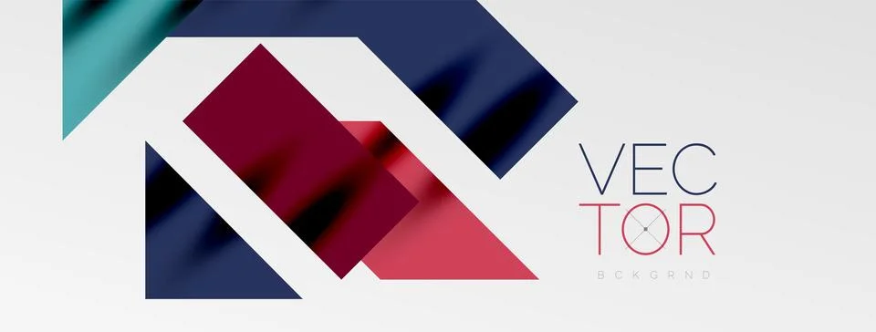 Minimal composition abstract lines and triangles background. Vector Illustration Illustrazione stock