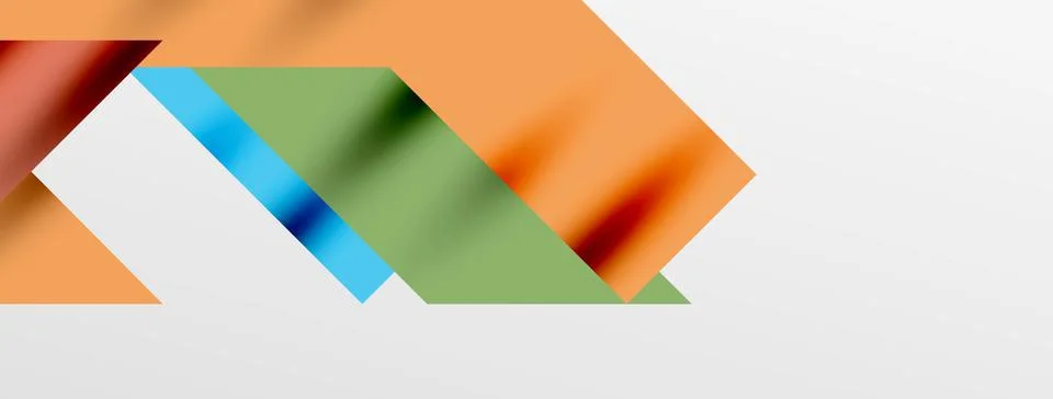 Minimal composition abstract lines and triangles background. Vector Illustration 스톡 일러스트