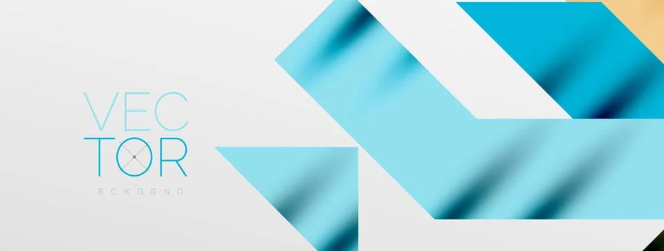 Minimal composition abstract lines and triangles background. Vector Illustration Stock Illustration