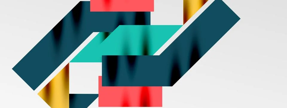 Minimal composition abstract lines and triangles background. Vector Illustration Stock Illustration