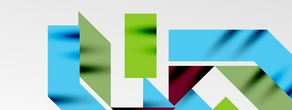 Minimal composition abstract lines and triangles background. Vector Illustration 库存插图