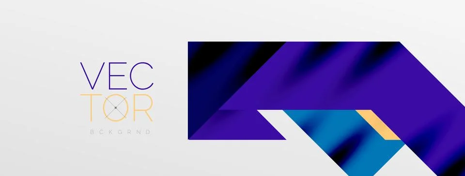 Minimal composition abstract lines and triangles background. Vector Illustration Illustrazione stock
