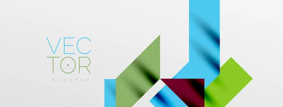 Minimal composition abstract lines and triangles background. Vector Illustration 스톡 일러스트