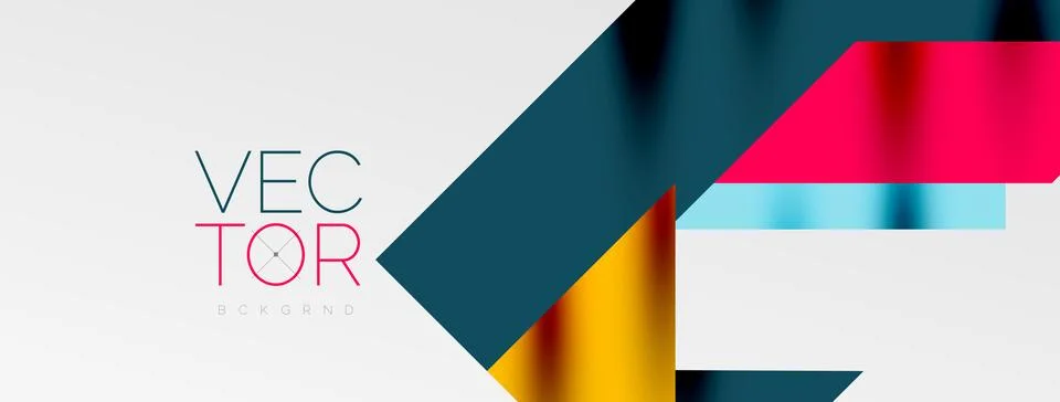Minimal composition abstract lines and triangles background. Vector Illustration Stock Illustration