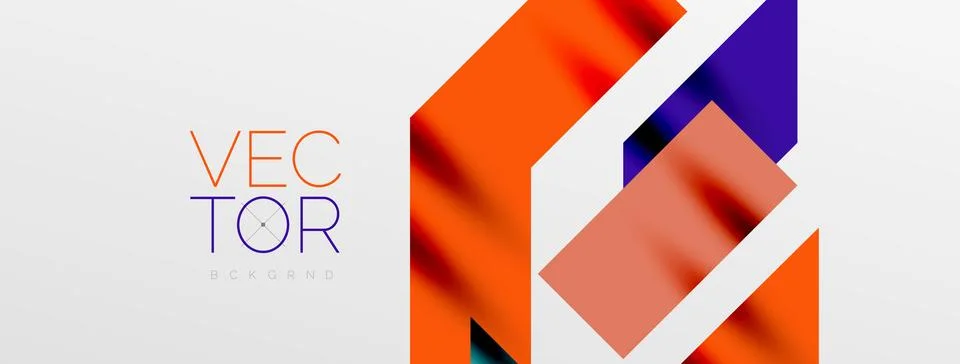 Minimal composition abstract lines and triangles background. Vector Illustration Stock Illustration