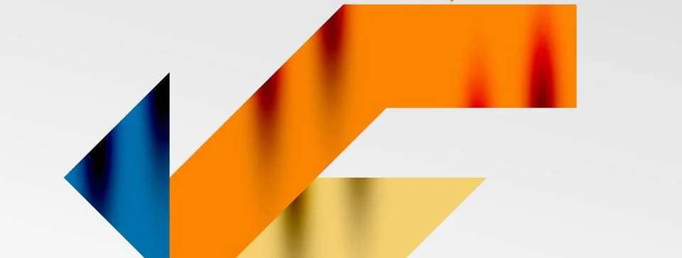 Minimal composition abstract lines and triangles background. Vector Illustration Stock Illustration