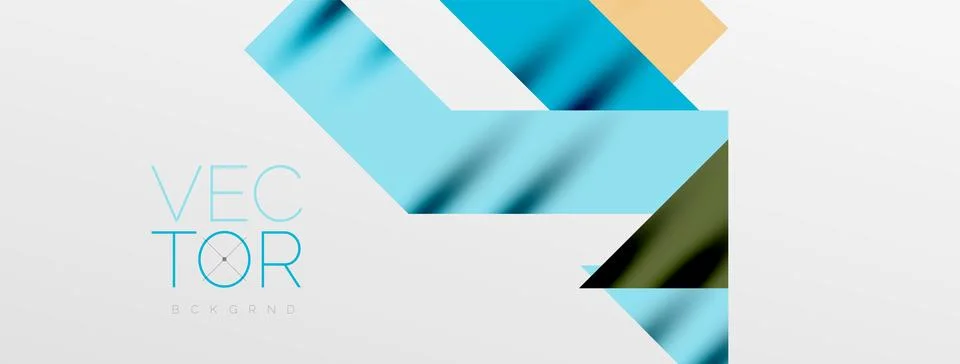 Minimal composition abstract lines and triangles background. Vector Illustration Stockillustratie