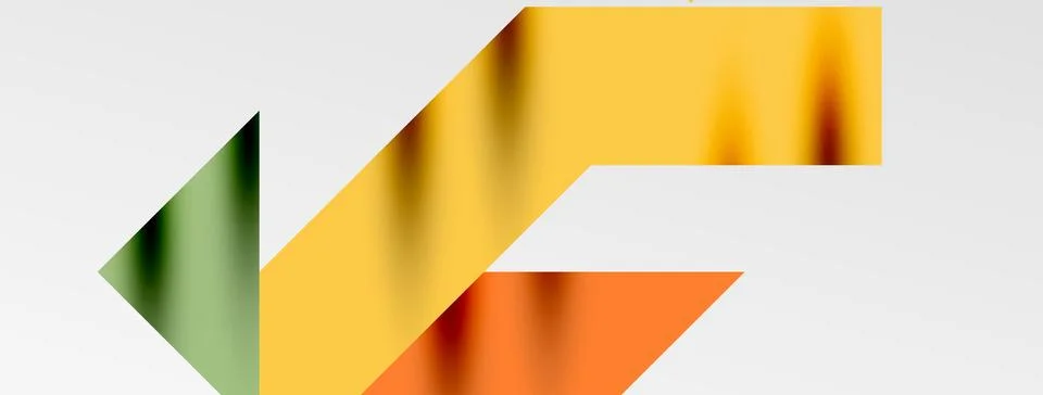 Minimal composition abstract lines and triangles background. Vector Illustration Stock Illustration