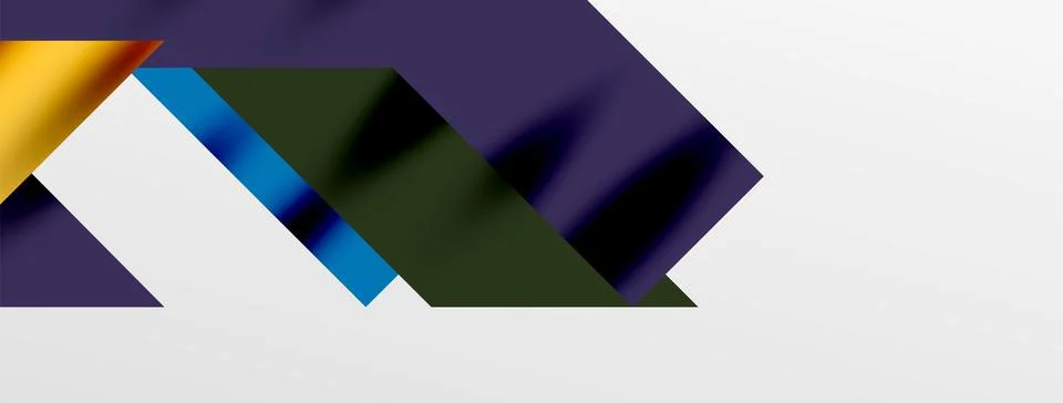 Minimal composition abstract lines and triangles background. Vector Illustration Stock Illustration
