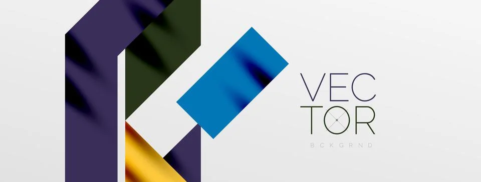 Minimal composition abstract lines and triangles background. Vector Illustration Stock Illustration