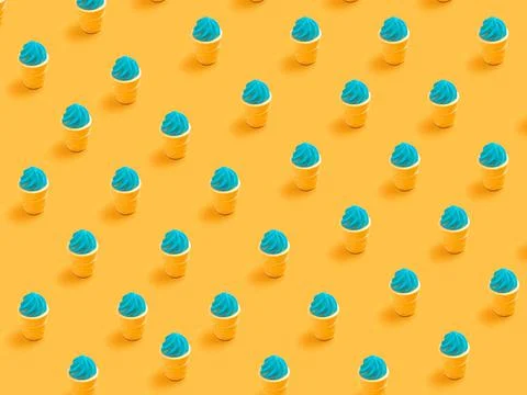 Minimal  concept.Trendy Candy pattern made with various  candy on bright ligh Foto stock