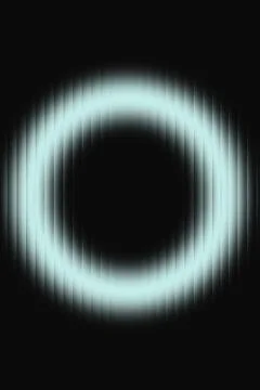 Minimal Cool Tone Digital Ring with Luminous Glow Stock Illustration