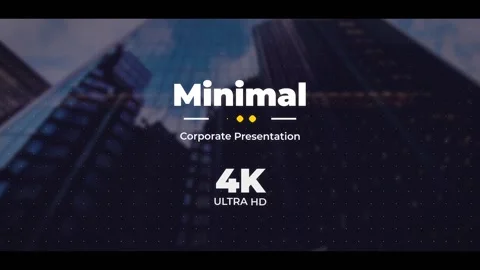 Minimal Corporate Presentation Stock After Effects
