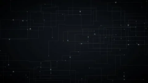 Minimal corporate technology background with circuit calm graphite Stock Footage 340053930