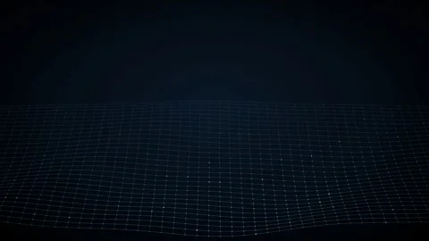 Minimal corporate technology background with mesh plain Stock Footage 340054203