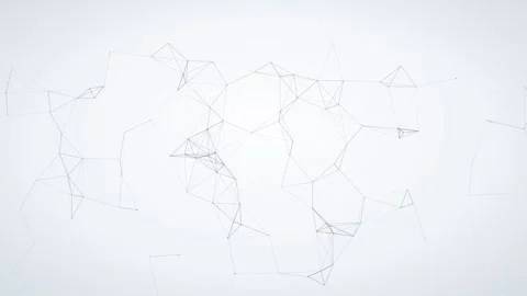 Minimal corporate technology background with plexus clean slate Stock Footage 340054206