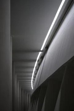 Minimal corridor light Stock Photos