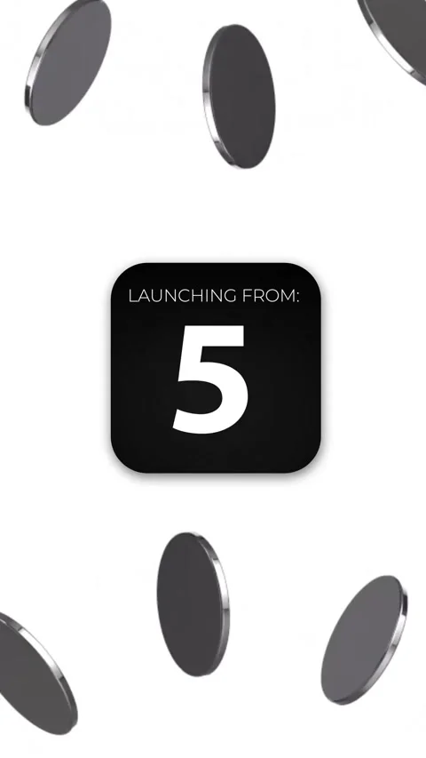 Minimal Countdown Timer Stock Footage 307629470