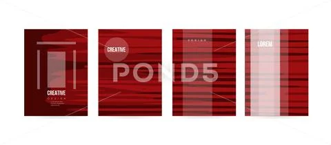 Minimal cover concept for brochure or card design Stock Illustration