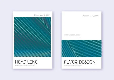 Minimal cover design template set. Red white blue 스톡 일러스트
