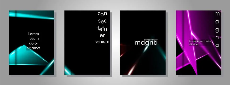 Minimal cover design. Triangular shape vector design background. Applicable f Stock Illustration