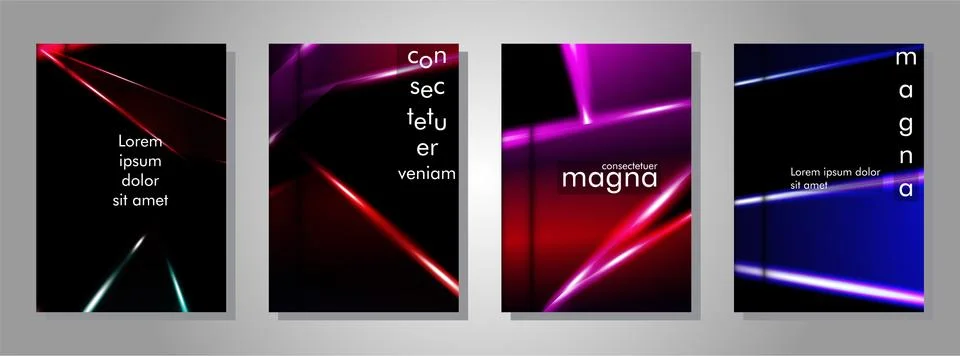 Minimal cover design. Triangular shape vector design background. Applicable f Stock Illustration