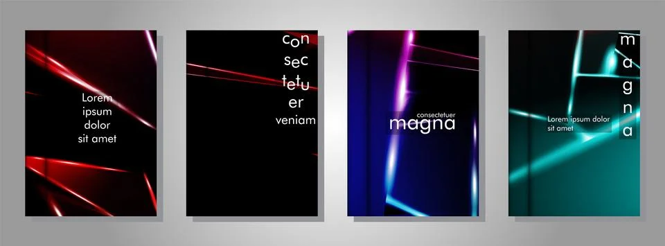 Minimal cover design. Triangular shape vector design background. Applicable f Stock Illustration