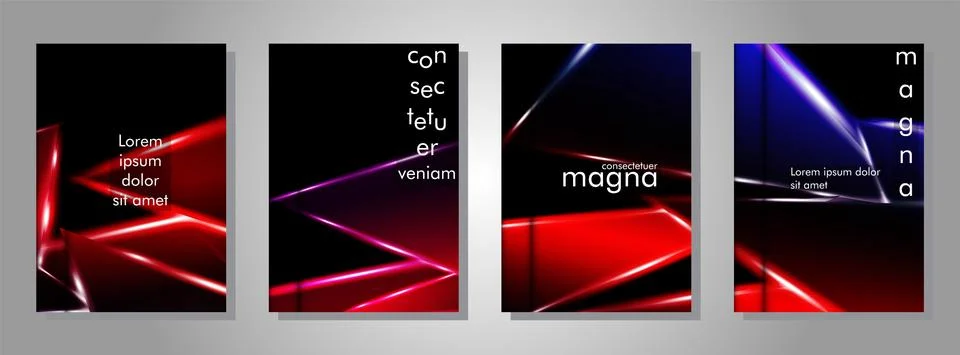 Minimal cover design. Triangular shape vector design background. Applicable f Stock Illustration