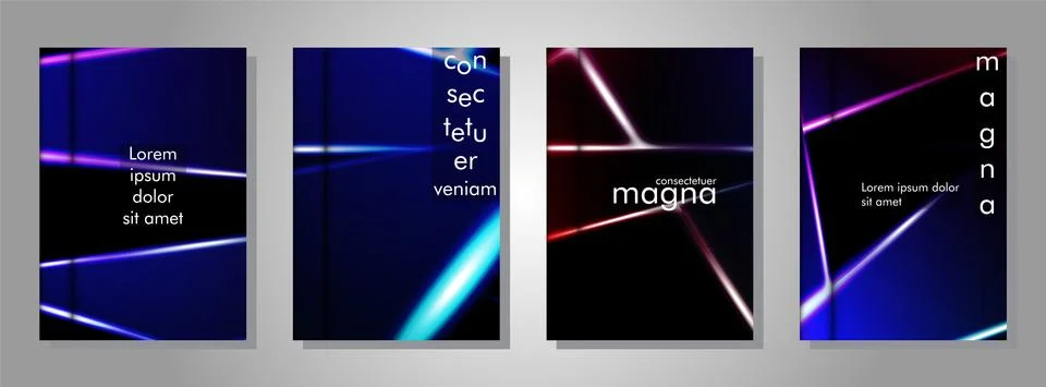 Minimal cover design. Triangular shape vector design background. Applicable f Stock Illustration